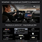 ATOTO X10DG209E Radio 2 DIN Android 9" QLED DAB, 8GB+128GB, CarPlay y Android Auto Inalámbricos, 4G LTE, Asistente de Voz AI, GPS, Micrófono Dual, Bluetooth, LRV, 36B-EQ, Entrada HDMI