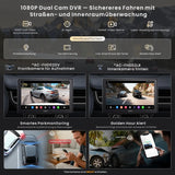 ATOTO X10DG211E 10" 2 DIN Autoradio Android mit DAB+, 8+128G Speicher, 4G LTE, KI-Sprachassistent, Kabelloses Carplay &amp; Android Auto, Dual-Mikrofon, Bluetooth &amp; Kameraeingang, 36-Band EQ, HDMI-Eingang