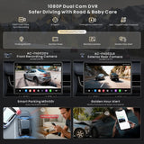 ATOTO X10G141E-R3S 14.1” Android Car Stereo, Single & Double DIN Compatible, FlexView Pro Floating Screen, Twinsight Dual-Cam Recording, 7.1.2-Channel Audio, AI Vision, Re-Mote LiveView, ADS Protocol