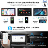 ATOTO S8G2A74MS 7” QLED Double Din with Backup Camera – 8-Core Wireless CarPlay & Android Auto, Built-in 4G LTE, Wi-Fi/BT/USB Tethering, DSP, SCVC, AI Chat, 4GB+32GB