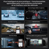 ATOTO X10G209E Autoradio Double Din 9 Pulgadas X10 – Entrada Cámara Delante y Detrás 1080P, Pantalla Táctil QLED, 8GB+128GB, CarPlay Inalámbrico, Android Auto, 4G LTE, Wi-Fi, Bluetooth, DSP, AMP, Subwoofer, GPS