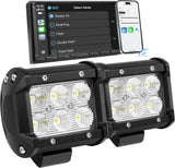 ATOTO AL-F14-18W LEAPROCK 4" 18W LED Light Bar, 1-Pack, Off-Road/Automotive Lighting