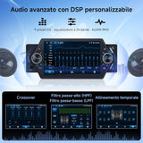 ATOTO A5LG1A5T 5" Touchscreen Autoradio con Telecamera di Retromarcia, Android 1 Din, CarPlay & Android Auto Senza Fili, WiFi/BT/USB Tethering, MirrorLink, RDS/FM/GPS, Controllo Vocale, 2G+32G