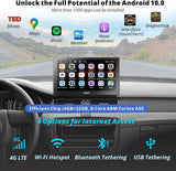 ATOTO 9" GPS Per Auto – Telecamera Retrovisiva HD 1080P, QLED Android Autoradio Portatile, 4G+32G, CarPlay e Android Auto Senza Fili, 4G LTE, 2 Bluetooth, HDMI Supportato, Tracciamento GPS