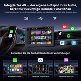 ATOTO A7G211PKL 12,95" QLED 2 DIN Radio Android, 8G+128G, 4G LTE Integrado, Wireless CarPlay & Android Auto, DSP, Navegador GPS, WiFi/BT, Entrada de Cámara 1080P
