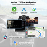 ATOTO 9" Portable Car Stereo with QLED Touchscreen, Wireless/Wired CarPlay & Android Auto, 2GB+32GB, ChatGPT AI, Fast Boot, 1280x720p Display