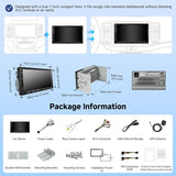ATOTO A5LG2A7T 7" Double Din Car Stereo, Touchscreen Digital Media Receiver, 2G+32G, Wireless CarPlay & Android Auto, WiFi/BT Tethering, 24-Band EQ DSP, Bluetooth, MirrorLink, FM, USB, TF