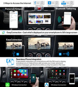 ATOTO S8G2B74PM 7" Double DIN Android Car Stereo, Wireless CarPlay & Android Auto, Dual Bluetooth, QLED Display, HD Rearview