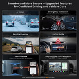 ATOTO X10DG211E 10.1" QLED Double Din Car Stereo, DAB+, Wireless CarPlay & Android Auto, 8+128G, 4G LTE, AI Voice Assistant, GPS Tracking, Dual Camera Inputs, Mic & Bluetooth, LRV, SVC, 36-Band EQ