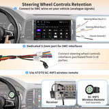 ATOTO F7XE 7 Pouces Autoradio 2 Din avec Dab/Dab+, sans Fil CarPlay et Wireless Android Auto, Lien Miroir, Bluetooth, HD Vision arrière en Direct, AM/FM, QLED HD véritable, F7G2A7XED