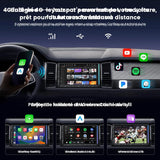 ATOTO S84G2D7PB 7" Autoradio Android 2 DIN Écran Tactile avec Éclairage d'Ambiance, Alerte de Collision d'Urgence, Surveillance de Stationnement, DSP Hi-Fi avec Sorties 4V