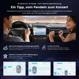 ATOTO S84G211P-S01 10.1 Zoll QLED Android Doppel-DIN Autoradio, kabelloses CarPlay und Android Auto, 4G LTE, WiFi/USB-Tethering, Hi-Fi DSP mit 4V Vorverstärkerausgang, mit Rückfahrkamera, 4G+64G