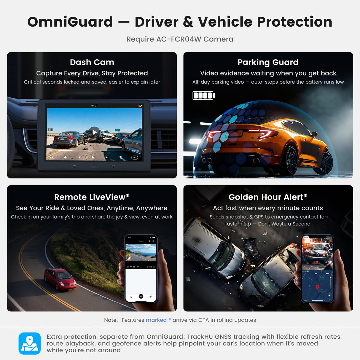 ATOTO A7G209PKL 9" QLED Android 13 Double DIN Car Stereo, 4G LTE, 4GB+64GB Octa-Core Head Unit, Wireless CarPlay & Android Auto, AI Chat & GPS Tracking, SCVC, Hi-Fi DSP with 4V Pre-Outs, Backup Camera Support