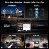 ATOTO V10G225OC 12.5" QLED Android Double DIN Car Stereo, 6GB+128GB, 4G LTE, In-Car Karaoke, Pro DSP with 4V RCA, 4-Channel Dash Cam Recording, Music-Sync Lighting, aptX HD Bluetooth, Wireless Apple CarPlay & Android Auto