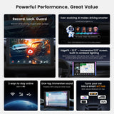 ATOTO A7G225PKL 12.5” Android Double DIN Car Stereo, Wireless CarPlay & Android Auto, AI Driving Alert & Geolocation Awareness, Car Location Tracking, 4G LTE, Parking Guard, Hi-Fi DSP 4V Pre-Out, EdgeFit Design