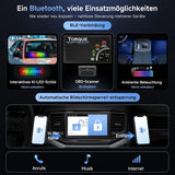 ATOTO A5LG2B7T 7" Android Doppel Din Radio mit Wireless CarPlay & Android Auto, OBD2 Bluetooth Diagnose, WiFi/BT/USB, 24-B EQ DSP, FM/AM/RDS, 2G+32G