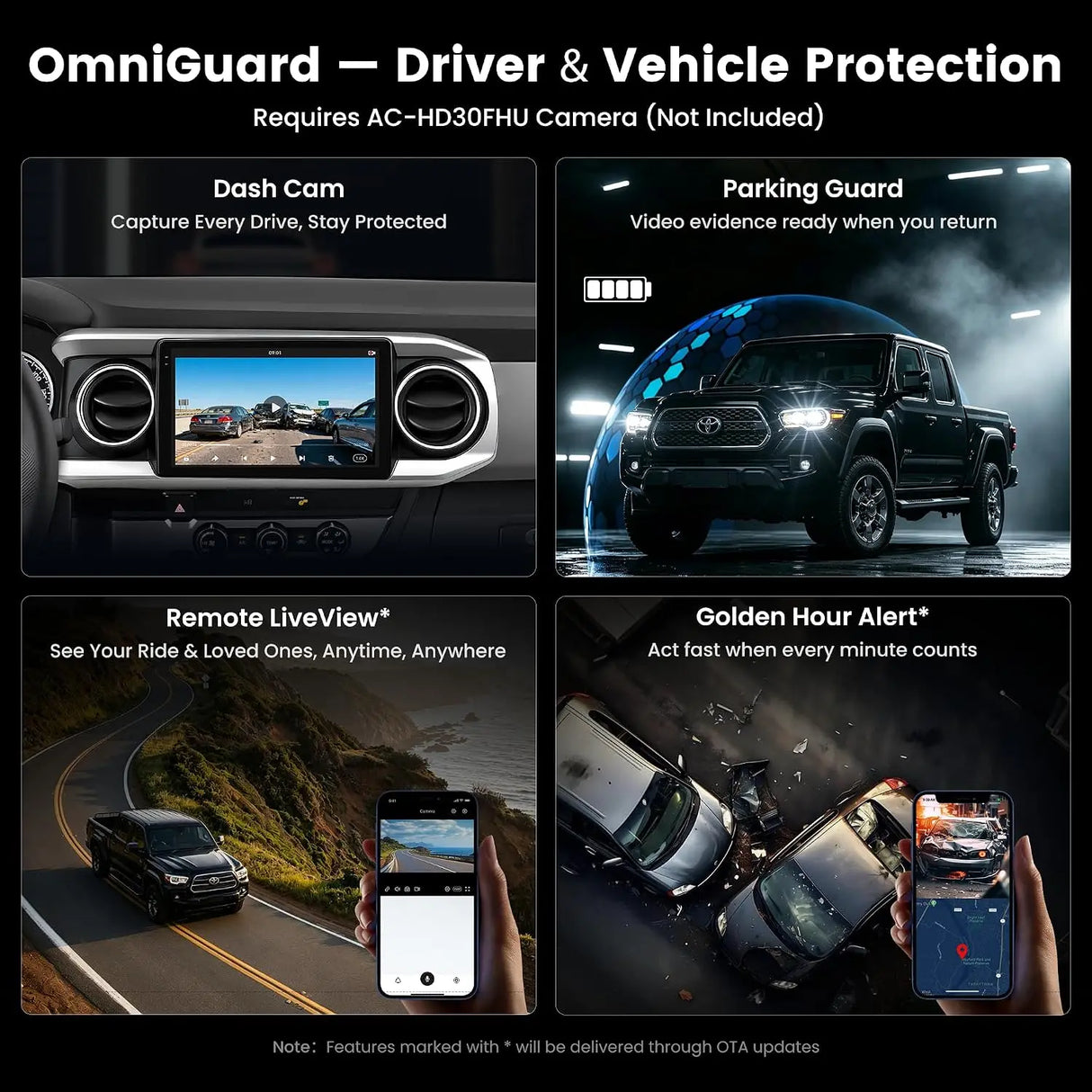 ATOTO S8LTAC10ADM 10.1" Android Car Stereo for Toyota Tacoma 2016–2023, Wireless Apple CarPlay & Android Auto, 4G LTE, QLED Display, DSP, GPS Navigation, Bluetooth 5.1