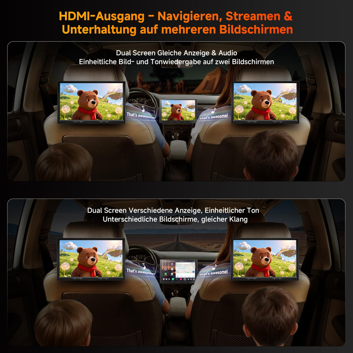 ATOTO V10G211OC 10-Zoll Android Doppel-DIN Autoradio, 6GB+128GB, Bluetooth 5.4/Wi-Fi, Wireless CarPlay & Android Auto