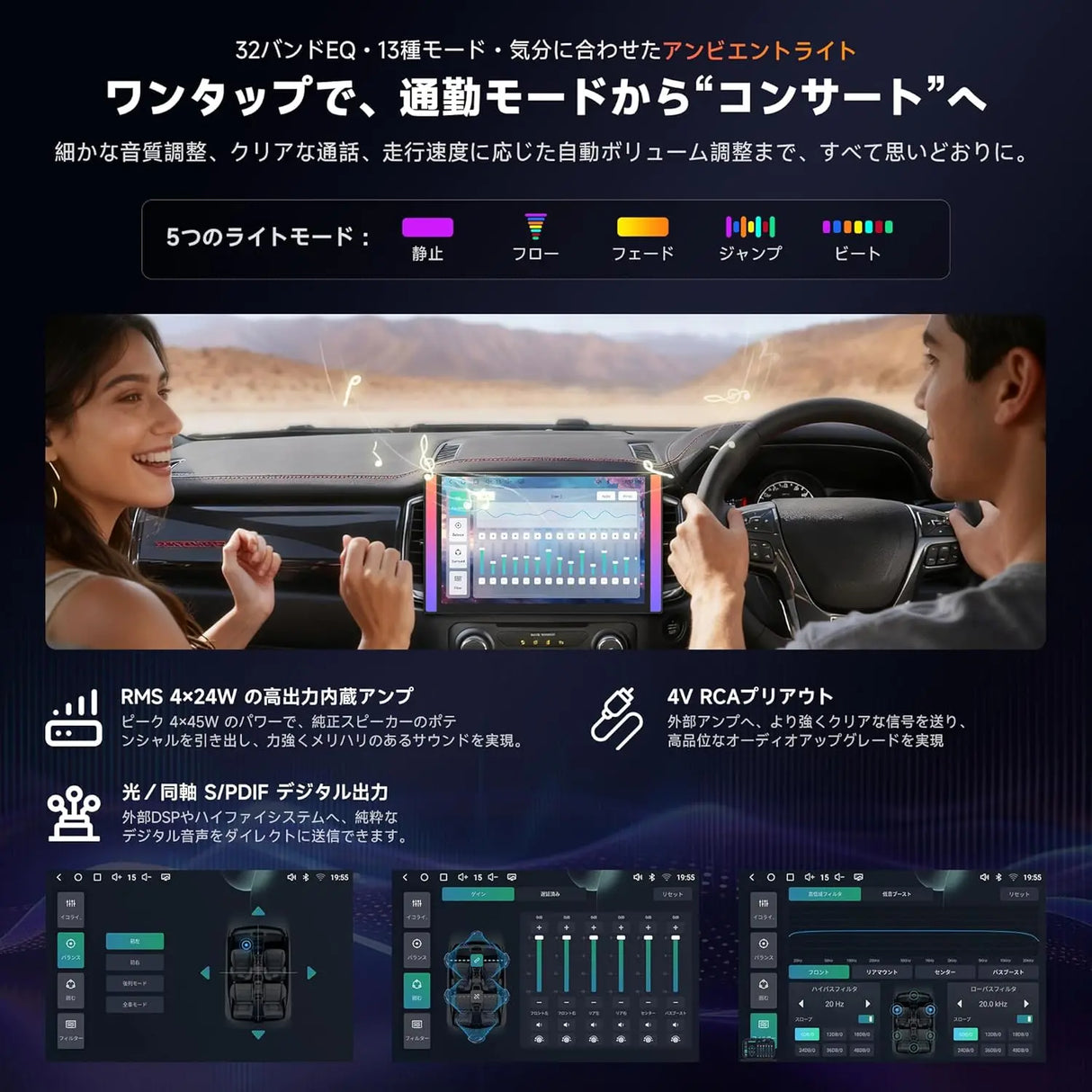 ATOTO A7G225PKL 12.5インチ 2DIN ディスプレイオーディオ ワイヤレス