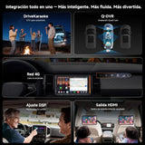 ATOTO V10G2D7OC Radio AI 2 DIN Android 7'' QLED, Karaoke en Coche, 6G+128G, Grabación Simultánea 4 Cámaras, aptX HD Bluetooth, 4G SIM/Wi-Fi, Wireless CarPlay & Android Auto