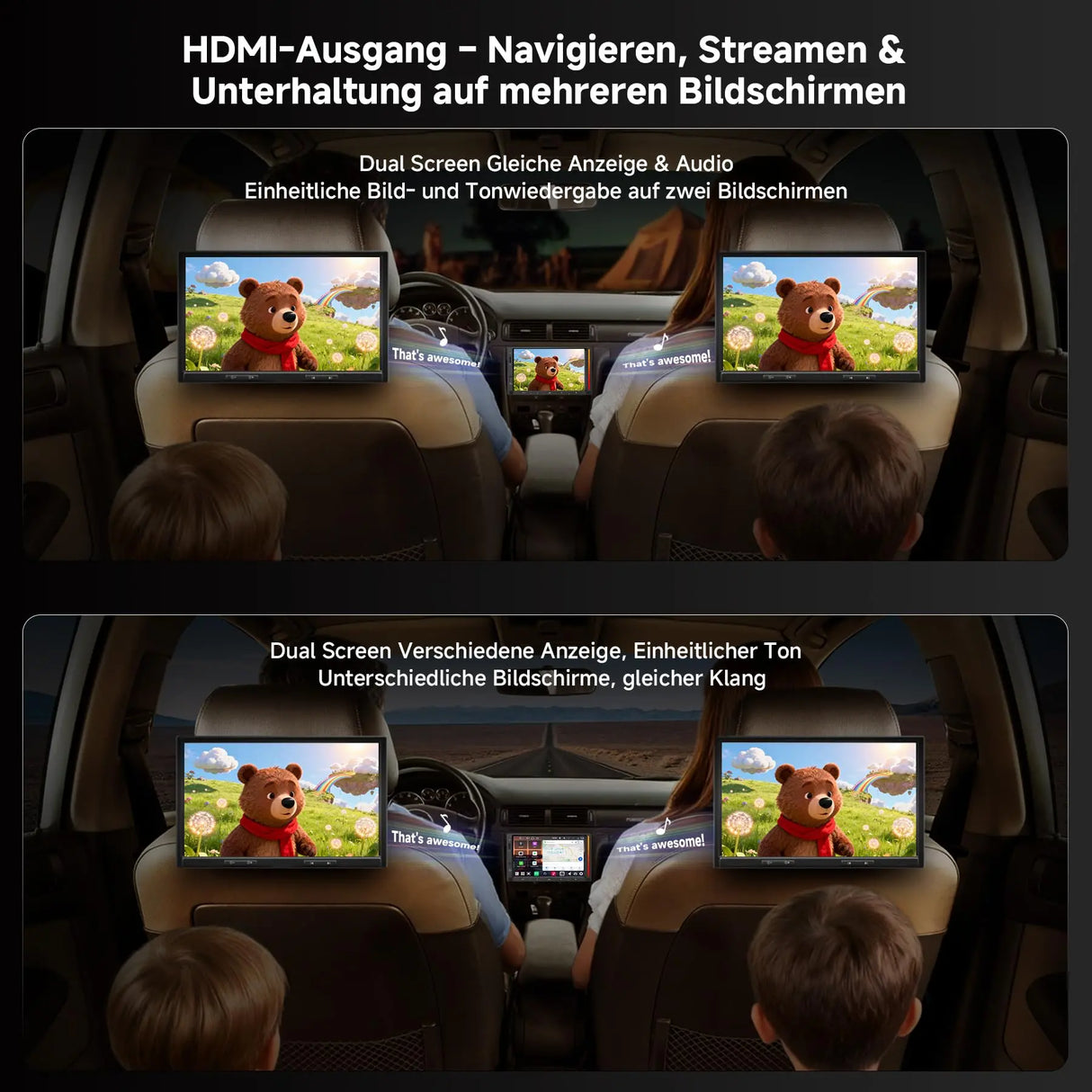 ATOTO V10G2D7OC 7 Zoll Android 2 DIN Autoradio mit Wireless CarPlay & Android Auto, Karaoke im Auto, aptX HD Bluetooth 5.4, DSP Audio 7.1.2, Ambientebeleuchtung, 4G LTE/WLAN, Agentische KI