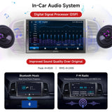 ATOTO A5LG2B7T Double DIN Android Car Stereo, Wireless CarPlay & Android Auto, 7 inch Touch Screen Head Unit, GPS Tracking, HD LRV (Live Rear-View), DSP 24EQ, MirrorLink, WiFi/BT/USB