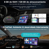 ATOTO CB6 Dongle WIFI para Coche, CarPlay IA Box, 8GB+128GB Dispositivo de Streaming con 4G, Doble Bluetooth, USB, GPS Integrado, Asistente IA, Expansión microSD, OTA