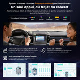 ATOTO S84G2D7PB 7" Autoradio Android 2 DIN Écran Tactile avec Éclairage d'Ambiance, Alerte de Collision d'Urgence, Surveillance de Stationnement, DSP Hi-Fi avec Sorties 4V