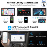 ATOTO S8VW07A4MS 7Pollici Android Autoradio 2 DIN Compatibile con VW Volkswagen/Golf/Polo/Tiguan, Carplay senza fili e Android Auto,Tracciamento GPS, 2 Bluetooth, 4G integrato,4G+32G, per Globale