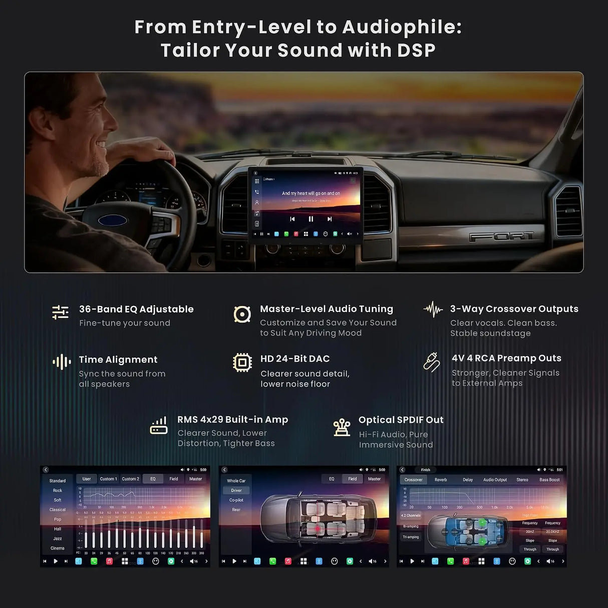 ATOTO X10G129ESM-R3S 12.95" AI ScenePilot Android Car Stereo with Second Touchscreen & Dash Cam