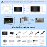 ATOTO A5LG2B7T 7" Android Radio Coche 2 DIN con CarPlay & Android Auto Inalámbrico, Escáner OBD2 Bluetooth, Pantalla Táctil, GPS Navegación, Wi-Fi/USB/FM/AM/RDS, DSP/LRV