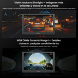 ATOTO AC-HN9FR Dashcam Frontal AHD 1080p para Coche, 30fps, Visión Nocturna Starlight, WDR, Gran Angular 136°, G-Sensor, Modo Parking, Grabación en Bucle, Reproducción de Ruta GPS – Solo Serie V10