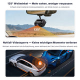 ATOTOEXCEL Innenraumkamera, Rückwärtsgerichtet (Vorne Montiert) mit AHD 1080p, 30fps, Starlight-Nachtsicht, 135° Weitwinkel, Loop-Aufnahme, Parkmodus, Nur Kompatibel mit V10 Serie, AC-HN9CBV1