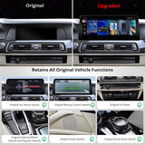 ATOTO S8BM5S512B8PN 12,3" Autoradio Bluetooth, Compatibile con BMW Serie 5 F10/F11 NBT (2013-2017), CarPlay e Android Auto Wireless, Navigatore GPS, AI, 2 BT, 4G LTE, Mantiene Tutte le Funzionalità Originali