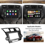 YOFUNG AC-TYHD02X-ST Installation Mounting Dash Kit for Toyota Highlander 2008–2013 (No Navigation), Only Compatible with ATOTO IAH09D-Style Car Stereo