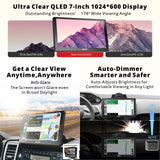 ATOTO P9 9 Zoll Navigationssystem mit 1080P Rückfahrkamera &amp; Fernbedienung, QLED Android, 4G+32G, Wireless CarPlay, kabelloses Android Auto, 4G LTE, GPS-Verfolgung, HDMI-Unterstützung, Tragbares Autoradio