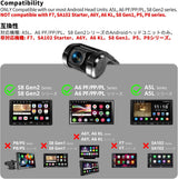 ATOTO AC-44P2 1080P USB DVR On-Dash Kamera-Videoaufnahme am Kameraende -Sony Sensor für hochwertige Bilder-Kompatibel mit der ATOTO A5/A6/S8/X10/P9 Serie. Nicht kompatibel mit der F7 und der P8 Serie