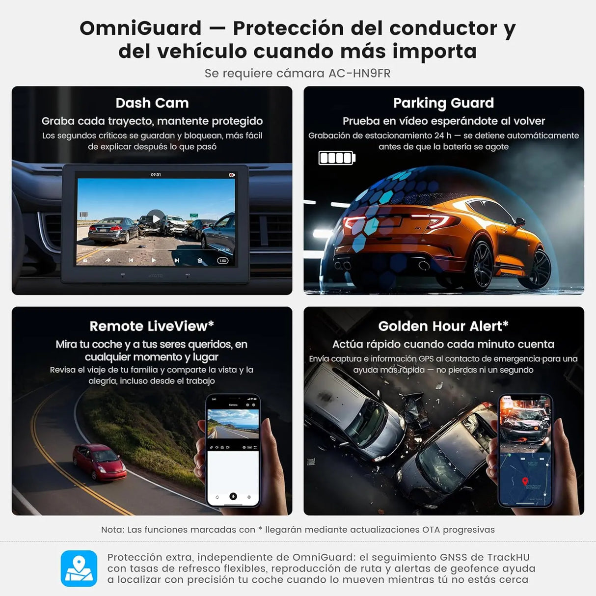 ATOTO A7G209PKL 9" QLED Autoradio Android 2 DIN, Wireless CarPlay & Android Auto, Hi‑Fi DSP con 4V Pre‑Outs, WiFi/BT Tethering, Rastreo GPS, Chat IA
