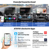 ATOTO P9 9" 4G LTE WiFi Chatgpt Wireless CarPlay & Android Auto portable Car Stereo, FM&AM Radio, Dual BT, GPS, HDMI Input, 1080P Dash & Rear Cam