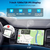 ATOTO A5LG2A7T-S04 Autoradio Android 2 DIN 7 Pulgadas con CarPlay Inalámbrico y Android Auto Inalámbrico, OBD2, EQ 24 Bandas, 2GB+32GB, WiFi/BT Tethering, FM/USB/TF