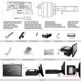 ATOTO F7G110XE 10" Double Din & Single Din Car Stereo, HD LRV Camera, Wireless CarPlay & Android Auto, Bluetooth, SXM, Mirror Link, Quick Charge, USB/SD up to 2TB Storage