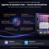 ATOTO S84G2D7PB 7" Autoradio Android 2 DIN Écran Tactile avec Éclairage d'Ambiance, Alerte de Collision d'Urgence, Surveillance de Stationnement, DSP Hi-Fi avec Sorties 4V