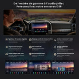 ATOTO X10DG2B7E Autoradio 2 DIN 7 Pouces, QLED, 8+128G, Microphone Double et Entrée Caméra, CarPlay & Android Auto sans fil, 4G LTE, Assistant vocal IA, Suivi GPS, DAB, Bluetooth, LRV, Entrée HDMI