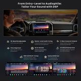 ATOTO X10DG211E 10.1" QLED Double Din Car Stereo, DAB+, Wireless CarPlay & Android Auto, 8+128G, 4G LTE, AI Voice Assistant, GPS Tracking, Dual Camera Inputs, Mic & Bluetooth, LRV, SVC, 36-Band EQ