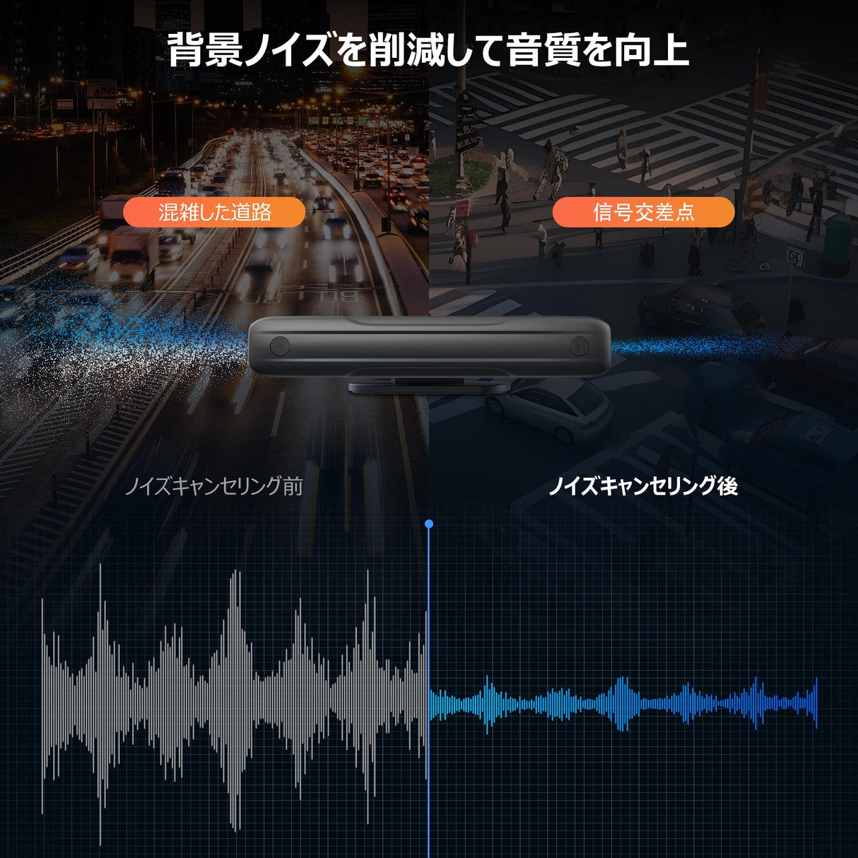 ATOTOZONE AC-MIC20 車両用ノイズキャンセリングデュアルマイク - 明確な音声コマンドと認識、安定した音声中継、シリコンデザイン、X10シリーズカーオーディオ専用