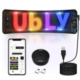 ATOTO CI-VIALD13 Programmable LED Sign – 13.7" x 4" Scrolling Advertising Display, AI Voice Control, Bluetooth App Control, Custom Text & Animation