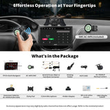 ATOTO 9" Portable Car Stereo with QLED Touchscreen, Wireless/Wired CarPlay & Android Auto, 2GB+32GB, ChatGPT AI, Fast Boot, 1280x720p Display