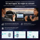 ATOTO S84G211P-S01 10,1 Pouces QLED Android Autoradio Double DIN, CarPlay et Android Auto sans fil, 4G LTE, Wi-Fi/Partage de connexion USB, DSP Hi-Fi avec pré-sortie 4V, avec caméra de recul, 4G+64G