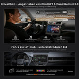 ATOTO X10DG211E 10" 2 DIN Autoradio Android mit DAB+, 8+128G Speicher, 4G LTE, KI-Sprachassistent, Kabelloses Carplay &amp; Android Auto, Dual-Mikrofon, Bluetooth &amp; Kameraeingang, 36-Band EQ, HDMI-Eingang