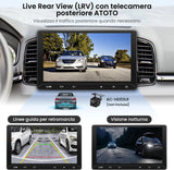 ATOTO F7G211WE Autoradio 2 DIN da 10,1", Apple CarPlay Wireless e Android Auto Wireless, Stereo Auto Touchscreen, Bluetooth, LRV, MirrorLink, Comandi al Volante, AUX, Radio FM/AM